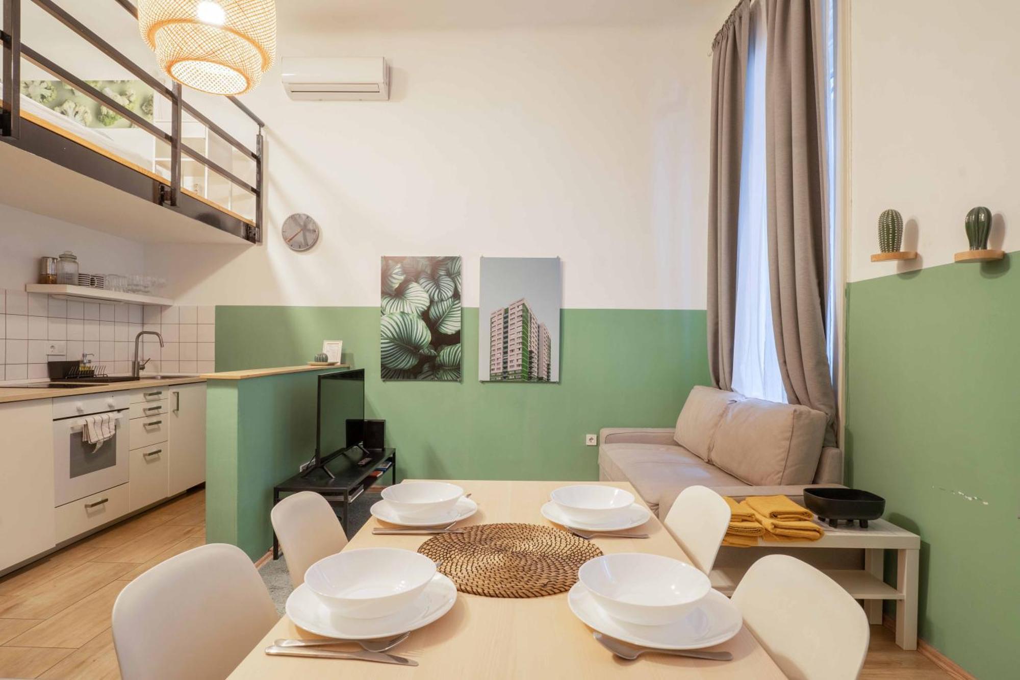 Cosy Studio In Terezvaros W41 Green บูดาเปสต์ ภายนอก รูปภาพ