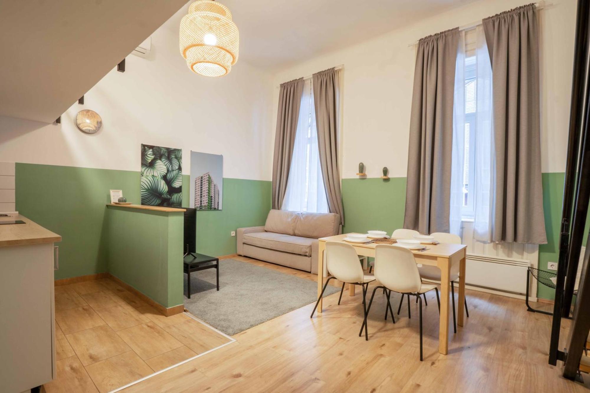 Cosy Studio In Terezvaros W41 Green บูดาเปสต์ ภายนอก รูปภาพ